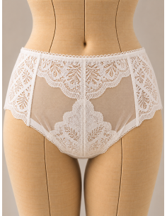 Culotte haute dentelle Bérénice, divers coloris - Matière noble 2