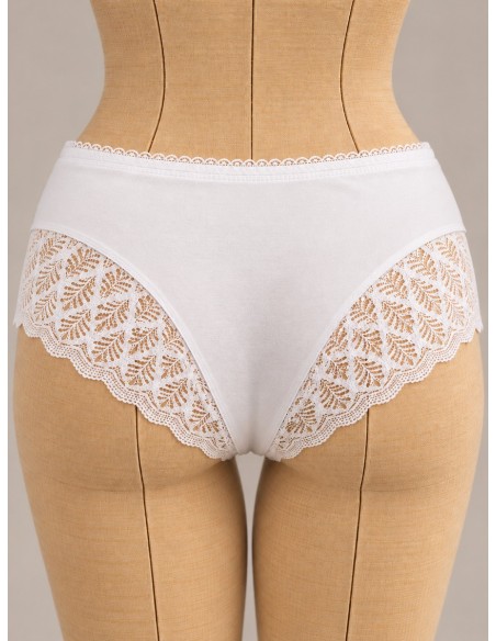 Culotte haute dentelle Bérénice, divers coloris - Matière noble
