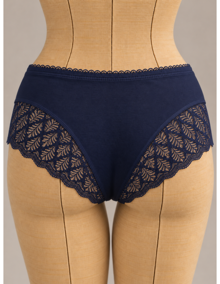 Culotte haute dentelle Bérénice, divers coloris - Matière noble