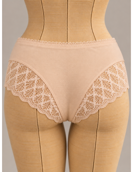 Culotte haute dentelle Bérénice, divers coloris - Matière noble