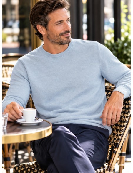 Pull Homme Laine et Cachemire  - Matière noble