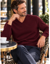 Pull Homme Col V Laine et Cachemire | Matière Noble