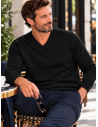 Pull Homme Col V Laine et Cachemire | Matière Noble