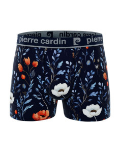 Boxer P. CARDIN, motif fleurs, divers coloris, vendu à l'unité - Matière noble