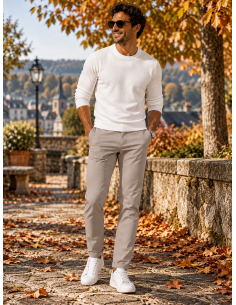 Pantalon Chino Homme écru -- Matière-noble 45,90€