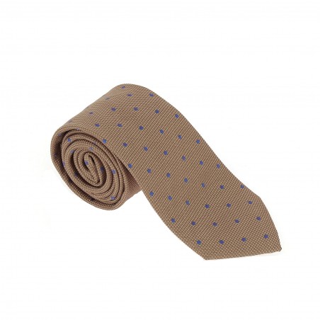 CRAVATE CAFE COTON  BEIGE ESSEX 9