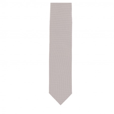 CRAVATE FACONNABLE GRIS PERLE