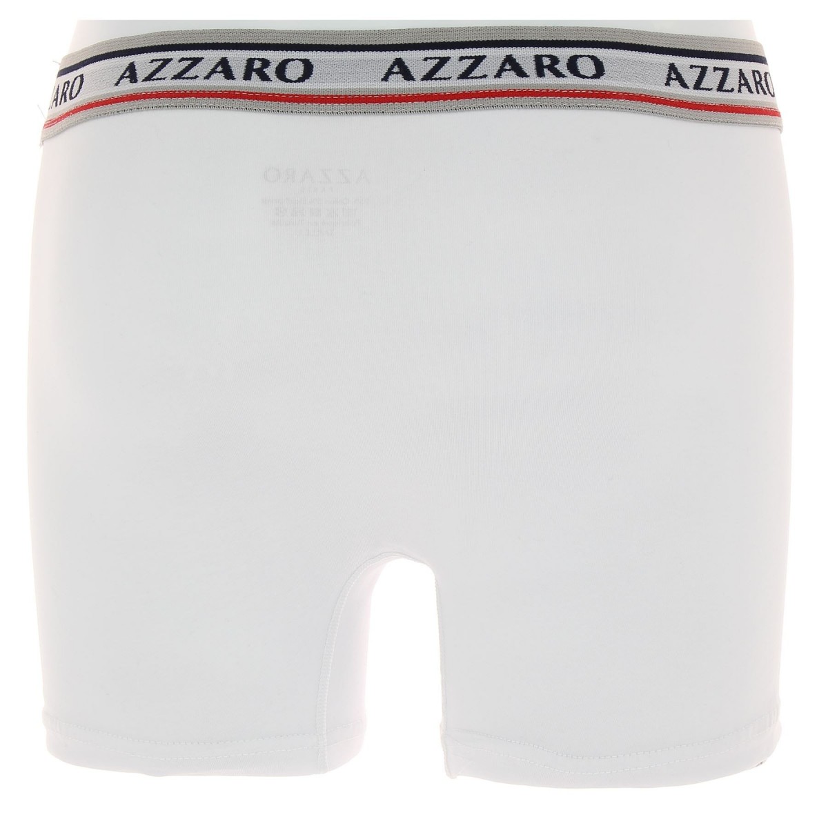 caleçon homme pas cher Boxers AZZARO Coton stretch, noir, blanc, gris, rouge ou marine,  ceinture élastique matiere-noble
