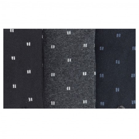 Chaussettes mi- hautes grise pour homme, AZZARO logo