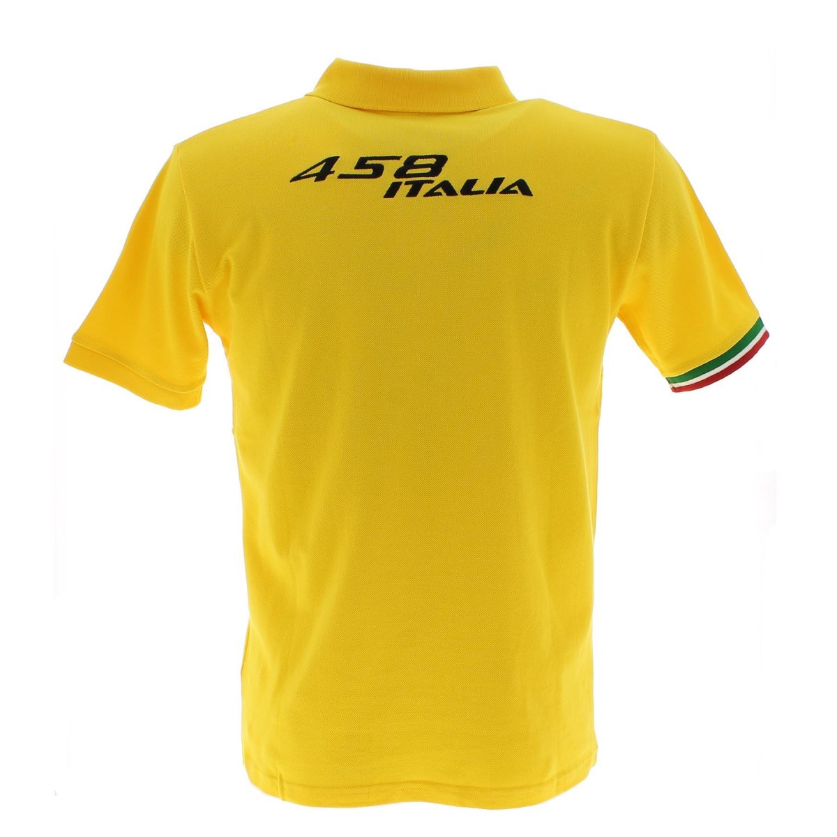 POLO FERRARI COTON 100% JAUNE 458 ITALIA