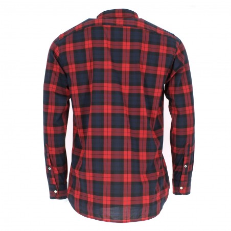 Chemise Tommy Hilfiger carreaux rouge/marine - Matière-noble 39,90€
