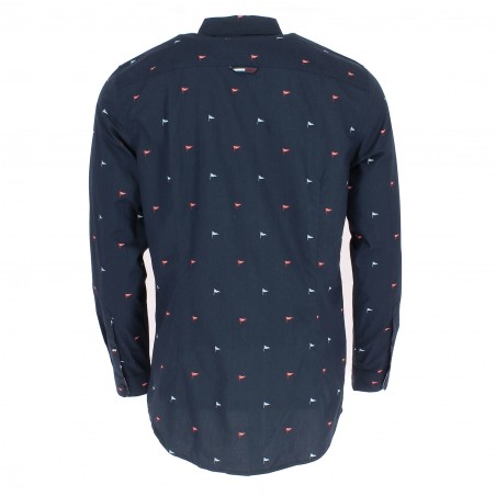 CHEMISE TOMMY HILFIGER BLEUE PAS CHERE - MATIERE-NOBLE