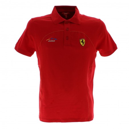 Polo  Scuderia Ferrari ALONSO COTON 95% - 39.90€ Matière noble