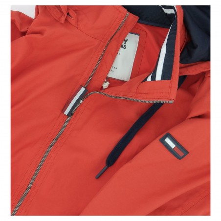 Veste homme Tommy Jeans TJM rouge pas chère - Matière-noble