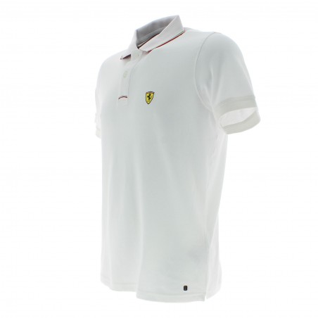 POLO FERRARI BLANC