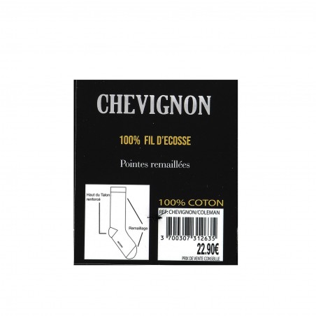 Chaussettes 100%fil d'Ecosse CHEVIGNON -Matière-noble 3.50€