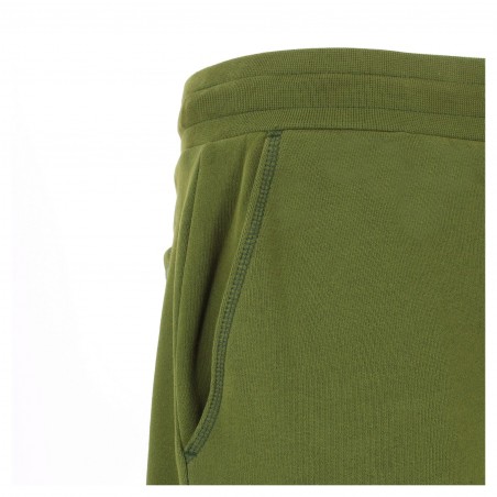 Bas de Jogging vert kaki coupe droite Tommy Hilfiger, coton molletonné