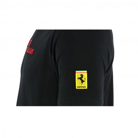 Tee S classique SCUDERIA FERRARI 458 ITALIA, jaune rouge, logo Ferrari