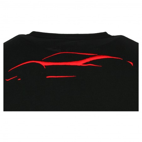 Tee S classique SCUDERIA FERRARI 458 ITALIA, jaune rouge, logo Ferrari