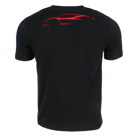 Tee S classique SCUDERIA FERRARI 458 ITALIA, jaune rouge, logo Ferrari