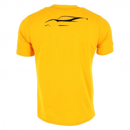 Tee S classique SCUDERIA FERRARI 458 ITALIA, jaune rouge, logo Ferrari