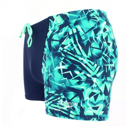 BOXER SHORT DE BAIN SPEEDO BLEU MARINE ET VERT