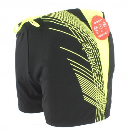 BOXER SHORT DE BAIN SPEEDO-MATIERE-NOBLE-JAUNE FLUO
