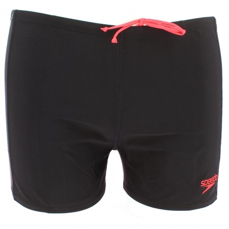 BOXER SHORT DE BAIN SPEEDO-MATIERE-NOBLE-ROUGE FLUO