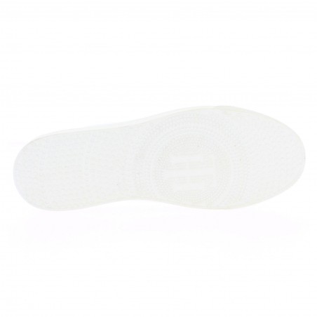 BASKET FEMME TOMMY SIGNATURE BLANCHE-MATIERE NOBLE- 59€