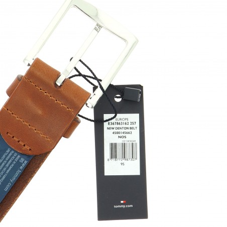 Ceinture Tommy Hilfiger 100% cuir pas chère - Matière-noble 24,90€