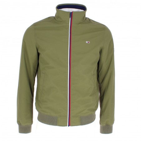 Blouson homme bomber TOMMY JEANS kaki - Matière-noble - 69€