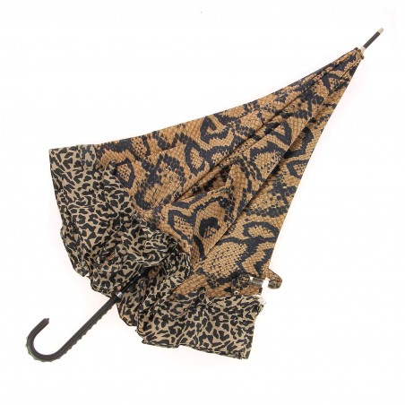 Parapluie  LOLLIPOPS motif python et léopard une structure solide - Matière-noble -29 €
