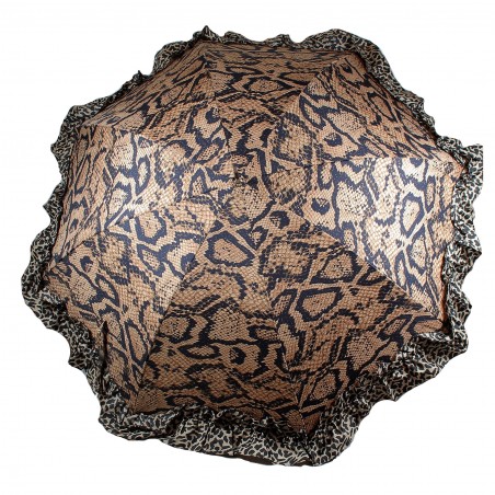 Parapluie  LOLLIPOPS motif python et léopard une structure solide - Matière-noble -29 €