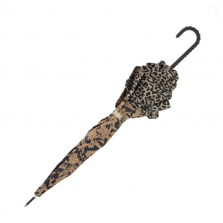 Parapluie  LOLLIPOPS motif python et léopard une structure solide - Matière-noble -29 €