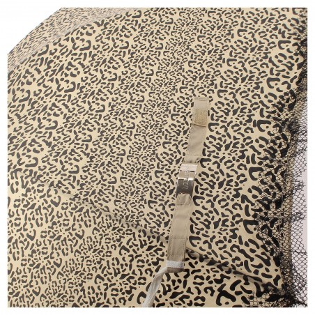Parapluie  LOLLIPOPS beige motif léopard solide- Matière-noble -29 €