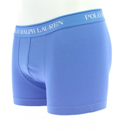 BOXER RALPH LAUREN BLEU CIEL STRETCH COTON caleçon homme pas cher