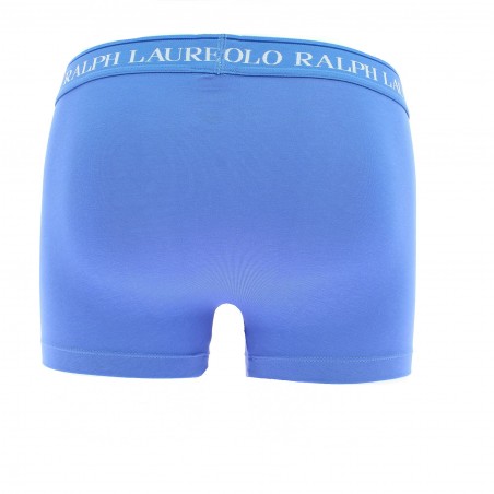 BOXER RALPH LAUREN BLEU CIEL STRETCH COTON caleçon homme pas cher