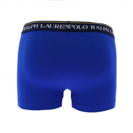 BOXER RALPH LAUREN BLEU ROY 2 STRETCH COTON,caleçon homme pas cher