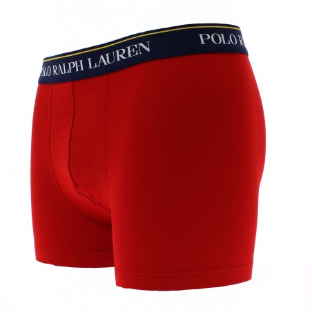 BOXER RALPH LAUREN ROUGE STRETCH COTON, caleçon homme pas cher