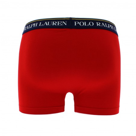 BOXER RALPH LAUREN ROUGE STRETCH COTON, caleçon homme pas cher