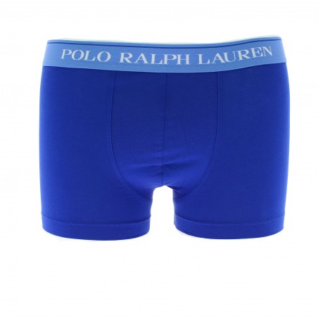 BOXER RALPH LAUREN BLEU ROY 1 STRETCH COTON caleçon homme pas cher