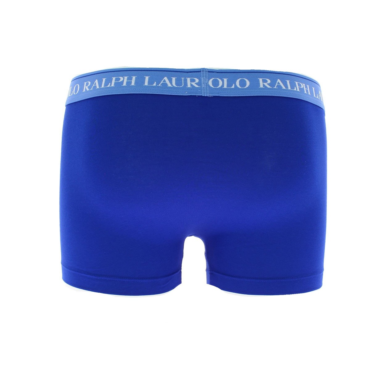 BOXER RALPH LAUREN BLEU ROY 1 STRETCH COTON caleçon homme pas cher