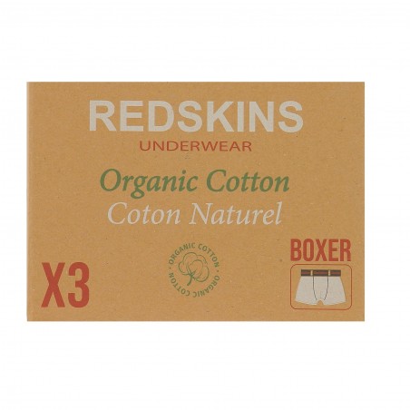 Boxers Redskins pack de 3 : violet, jaune, orange -matiere-noble 14.90€