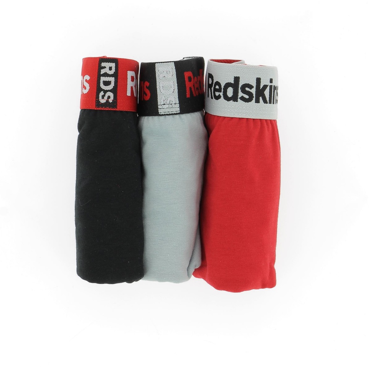 BOXERS  COTON ORGANIQUE PACK DE 3, couleurs : rouge, noir, gris,  Matiere-noble 14.90€
