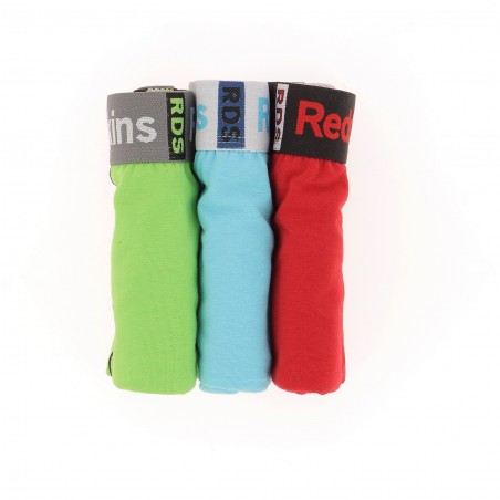 Boxers Redskins pack de 3 : vert, bleu, rouge -Matiere-noble 14.90€
