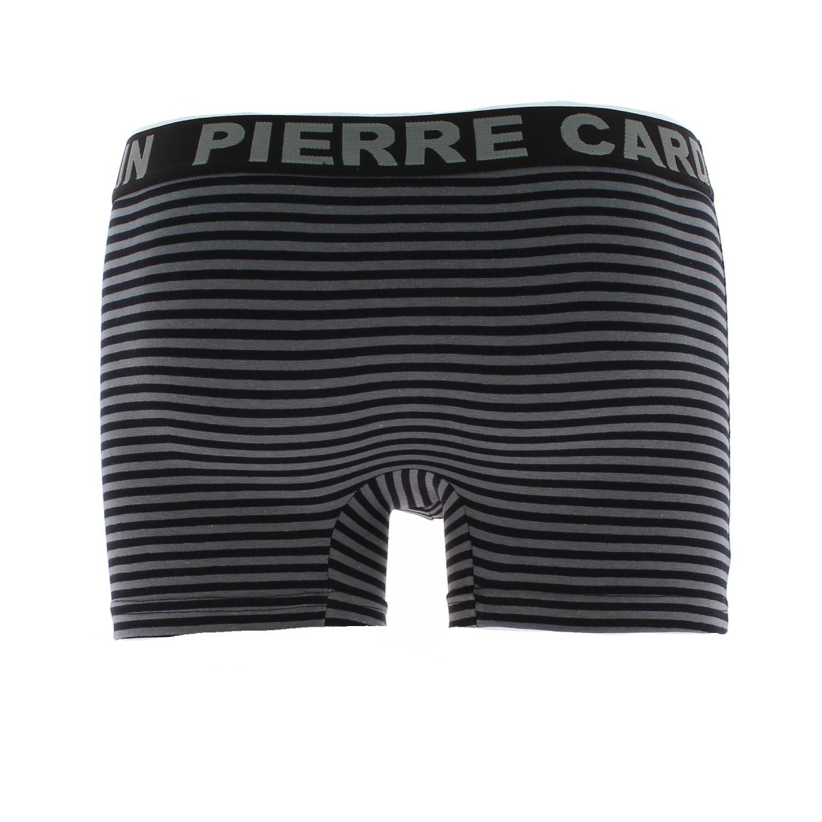Boxer PIERRE CARDIN. uni ou rayé, bleu, gris, noir, ceinture élastique et d'une poche avant doublée, caleçon homme pas cher