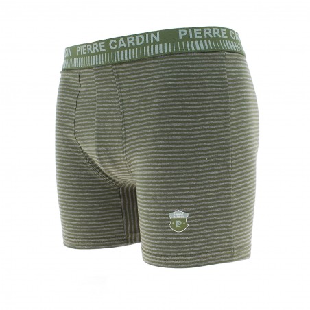 Boxers classiques PIERRE CARDIN. COTON. matiere-noble caleçon homme pas cher