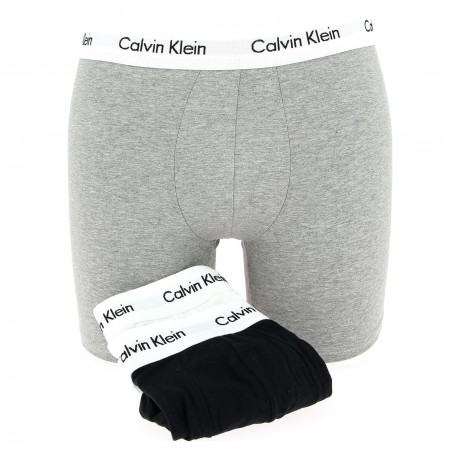 BOXERS Calvin Klein PACK de 3 blanc, noir, gris - Matiere-noble 23.90€