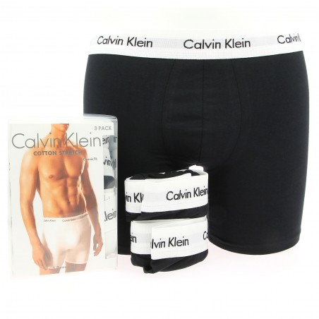 BOXERS CALVIN KLEIN PACK DE 3, noir - matiere-noble - 23,90 €