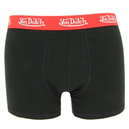 Boxer Homme Von Dutch coton doux 95% stretch noir - matiere-noble 5.80€